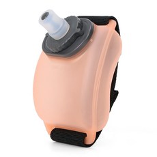 손목 러닝 물통 아웃도어 운동용 휴대형 물병 200ml, 귤색, 1개