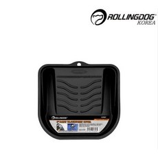(롤링독)페인트 버킷 트레이 100mm(4호) 도색통 롤러판 빠레트 뚜껑 DIY, 1