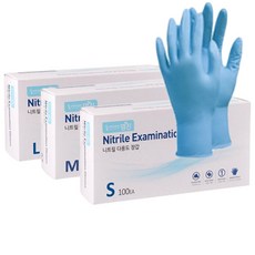 명진 니트릴 다용도 장갑 소, M, 100개입, 1개