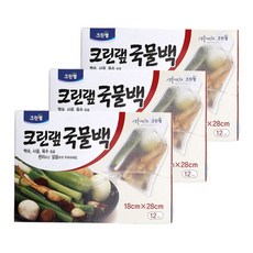 크린랲 크린 국물백, 12개, 3개