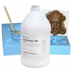 ER-2831 (2.7kg) - 석고 나무 돌 우레탄 폼 이형제, 1개, 2.7L