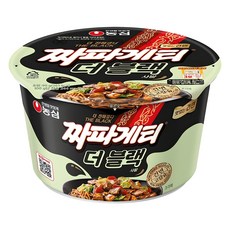 짜파게티 더 블랙 큰사발면 90g, 1개