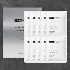 스킨화이트 임팩트 멀티 마스크팩 미백 화이트닝, 1개, 10개입