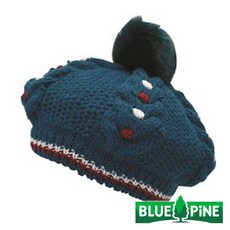 BLUEPINE 球球蓓蕾帽 藍綠 B62013, 1個