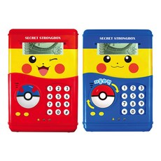 포켓몬 자동 비밀금고 / 포켓몬스터 피카츄 저금통 어린이, 빨강, 1개