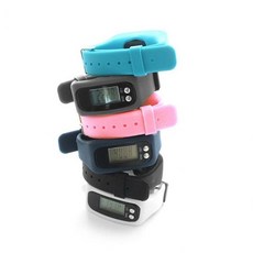 도모아 활동 손목 만보기 이동거리 스포츠 운동 체크 측정 유산소 칼로리 건강 스마트 시계, 레드, 1개