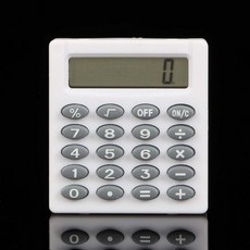 8자리 컬러 미니계산기 5p세트(화이트), 단품, 상세페이지 참조, 1개