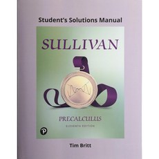 【代訂】Precalculus 11/e 9780135189733 Solutions Manual, 1個