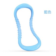 瑜珈健身拉伸環 居家健身輔助用品, 藍色瑜珈圈 20*11CM, 1個