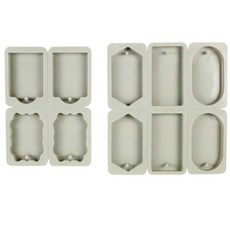 정스토어 석고방향제/실리콘 몰드 실리콘비누몰드, 6구