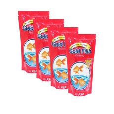 금붕어 관상어 열대어 사료 먹이, 100g, 4개