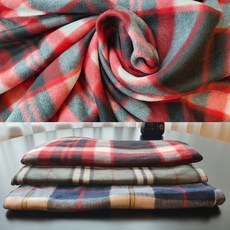 본라이프 포근한 폴라폴리스 무릎담요 레드 네이비 그레이 너무나 부드러운 다용도 담요