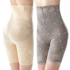 뱃살보정속옷 똥배팬티 몸매보정 아랫배 지퍼거들 여름, E. 피부색 회색