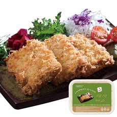 바삭 촉촉 네모 생선까스 4장 | 사각 트레이 포장 냉동 그대로 간편 조리 아이와 어른 모두 즐기는 간식, 4개, 80g