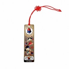 청사초롱 책갈피 금장 전통문양 북마크 독서 모임 단체 답례품, 선물포장없음, 인쇄없음