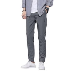 小蘭優購 加絨保暖長褲 男款秋冬季休閒直筒運動長褲