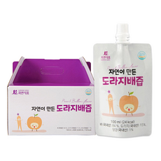 자연식품 자연이 만든 도라지배즙 스파우트, 100ml, 60개