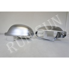 RUN SUN 車燈車材 福斯 GOLF 5 後視鏡外蓋 霧銀 一對 (04-08年), 1個