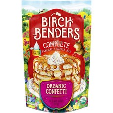 Birch Benders 팬케이크 와플 믹스 가루 버치 벤더스 및 비변형 초콜릿 칩 16온스 3개 묶음