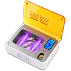 보청기 건조기 제습기 건조 상자 5개 청소 키트로 이어버드 보청기의 습기 땀 먼지 제거 자외선 배터리 테스트. 4UV+툴, 4UV+Tools