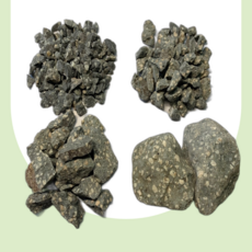 모오닝 가드닝 맥반석 1kg 수조관 조경 화단 정원 인테리어 장식돌, 1개