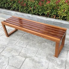 야외 야외벤치 의자 공원 테라스 대기 인테리어 웨이팅, C. 레드 로즈우드 1.5m 40cm 45cm