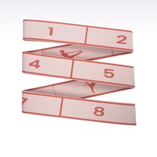 케디브 단계별 스트레칭 요가 필라테스 근력 저항 밴드, 1개, 블랙레드