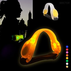브릭터 BLA-1000 led 암밴드 바이크 런닝 라이더, 1개, 블레이즈 엘로우