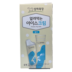 상하목장 얼려먹는 아이스크림 밀크, 85ml, 6개