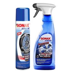 소낙스 익스트림 타이어 글로스 &휠클리너 플러스, 1세트