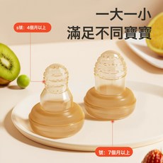 DFMEI 嬰兒硅膠咬咬樂寶寶磨牙棒全防咬手安撫牙膠新生兒磨牙器防掉鏈, 1個, 如圖, 咖啡棕(咬咬袋2只裝)