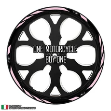 반사 오토바이 액세서리 GSXR CBR Kawasaki KTM DUCATI 용 허브 데칼 림 스트라이프 내부 17 인치 휠 스티, 25 B13