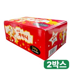 [청년의희망] 미니 차카니 매운맛_ 매콤한 추억의 간식 옥수수과자 스낵 불량식품 대용량, 2개, 240g