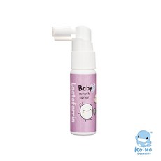 酷咕鴨 寶寶乳鐵蛋白潔牙噴霧20ml-葡萄口味, 1個