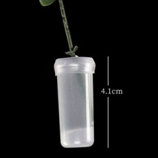 【欣榮園藝】鮮花保鮮管 單枝鮮花專用管 塑膠水管 花管 花藝 水管 單支花 小水管, 短款4.1cm