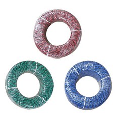 0.75SQ(스퀘어) 트위스트 케이블 레드 그린 블루 1M, 1개