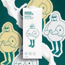 小人物咖啡大師燕麥奶1000ml 全素植物奶, 1個, 小人物濃厚咖啡大師燕麥奶1000ml,3罐入