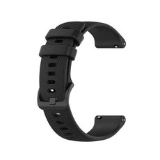 智能手表硅胶表带, 双色运动硅胶表带【外黑内黑】,华为watch3pro（48mm）