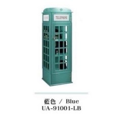 英倫古典風電話亭 (另有紅、粉、白) 復古造型電話 家用裝飾電話 詢問現貨