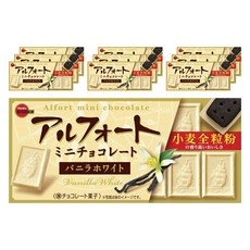부르봉 알포트 미니 초콜릿 바닐라 화이트 12개입 10박스 부르본 초콜릿(일본직구), 10개