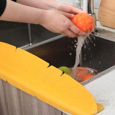주방물막이 실리콘 싱크대 물막이 옐로우