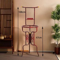 간이 세면대 스텐인리스 세면기 받침대 세수대야 이동식 캠핑장, 1개, A. 보통 높이 빨간색 비누 상자 발 포함