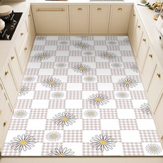 포령 키친매트 대형 주방매트 미끄럼방지매트 다용도 커팅 가능 매트 북유럽스타일, C, 1개