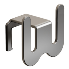 免打孔貼片拖鞋架, 【免打孔 】貼片拖鞋架（槍灰）, 1個