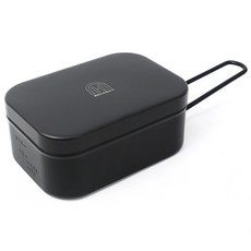 헬로앤코 사각 반합+찜망+파우치 포함, L_1500ml, 1개, 블랙