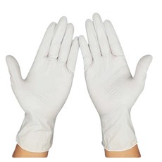 台灣熱賣一次性手套 加厚耐用 PVC手套 丁腈手套 複合乳膠手套 食品級耐磨 防水防酸鹼 不過敏 防水防油手套, 10個, 隨機出貨, L