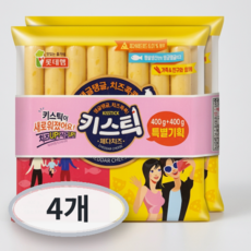 롯데웰푸드 키스틱 체다치즈 소시지, 800g, 4개