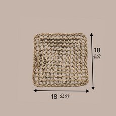哈密兔事 海草防咬網 海草墊防咬遊戲門 兔用品啃咬玩具, 18cm吊環款/無吊串, 1個