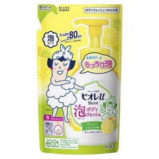 비오레 U 거품이 나오는 바디워시 프레쉬 시트러스 향 리필용, 1개, 480ml