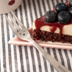 까페 디저트 포크 스텐 과일포크 4개 후식 디저트픽 티타임 감성